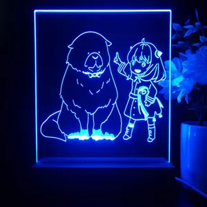 Spy X Family Anya with bear LED Desk Light