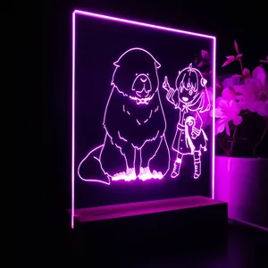 Spy X Family Anya with bear LED Desk Light