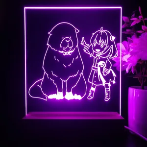 Spy X Family Anya with bear LED Desk Light