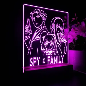 Spy X Family Loid Anya Yor 2 LED Desk Light