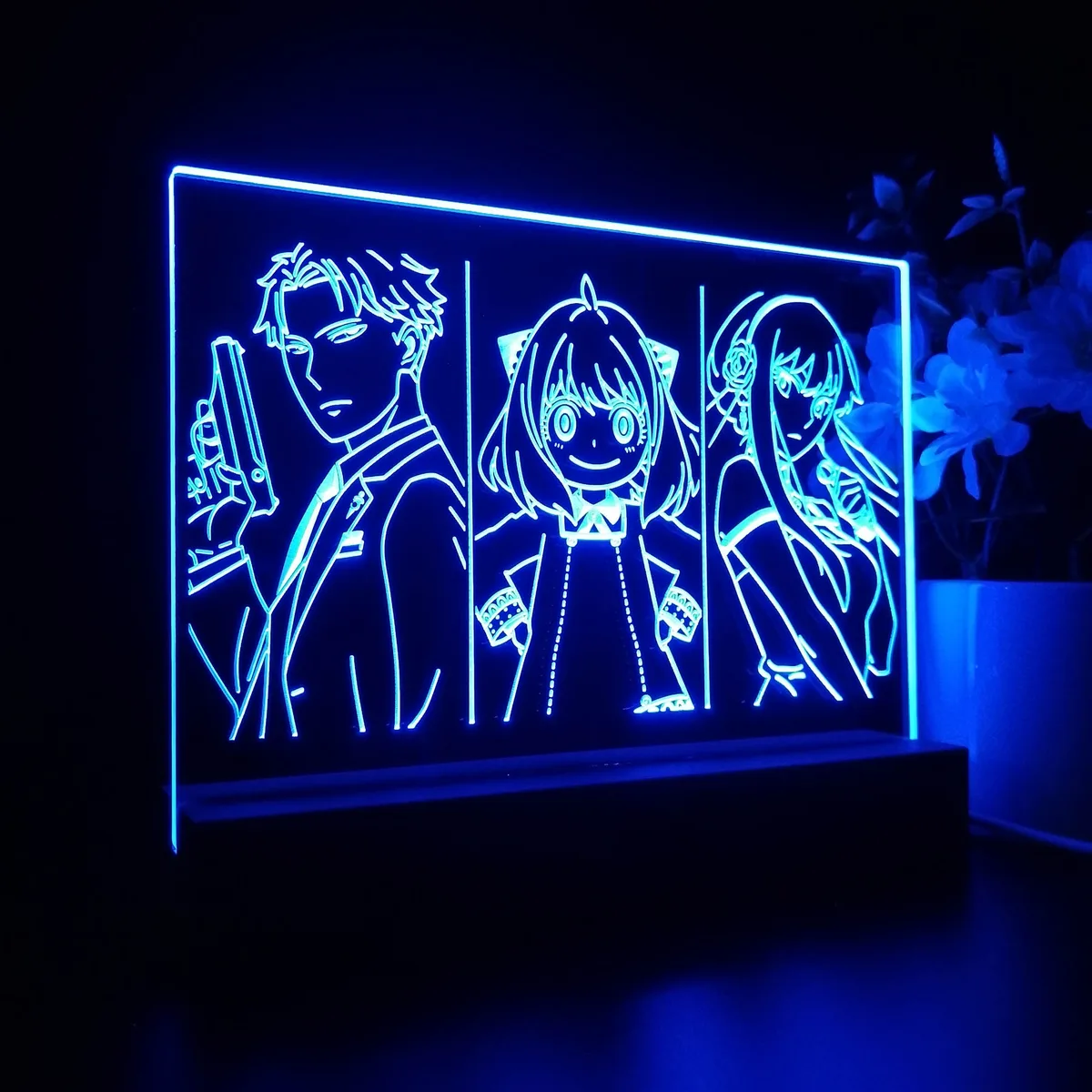 Spy X Family Loid Anya Yor LED Desk Light