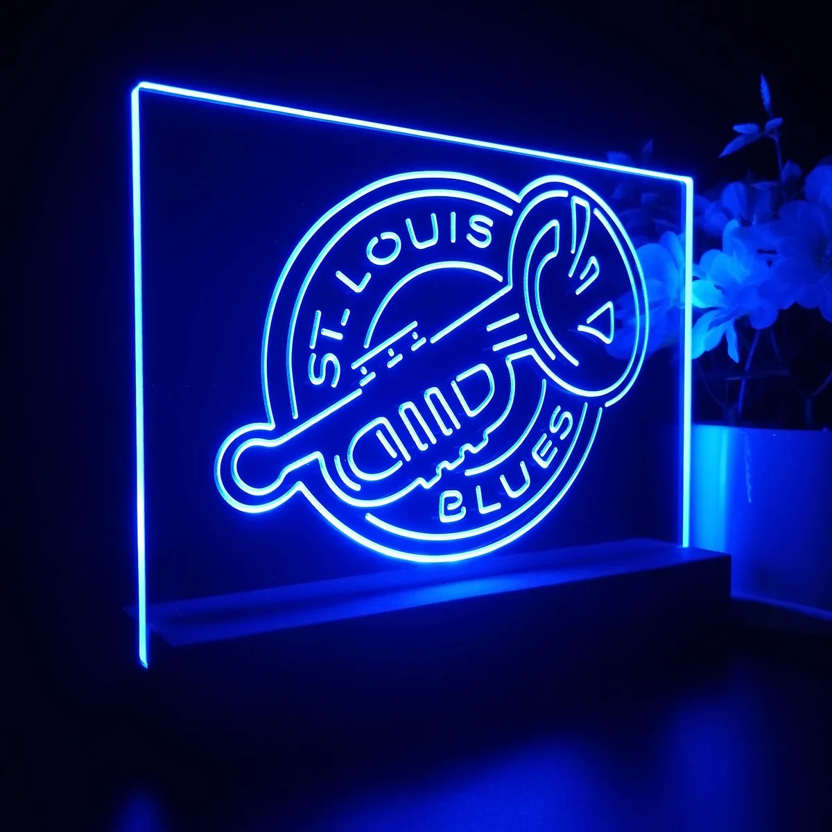 St Louis Blues Alternate LED Desk Light