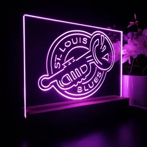 St Louis Blues Alternate LED Desk Light