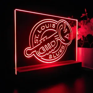St Louis Blues Alternate LED Desk Light