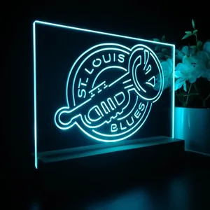 St Louis Blues Alternate LED Desk Light