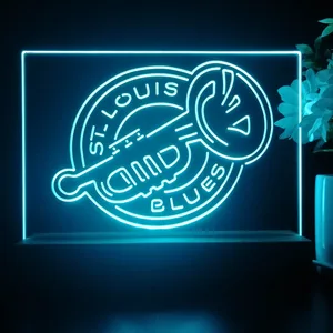 St Louis Blues Alternate LED Desk Light