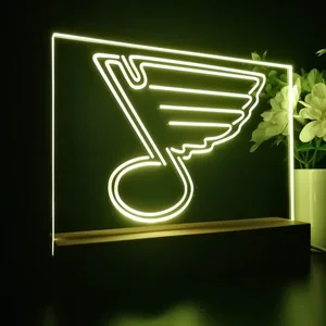 St Louis Blues Logo 1 LED Desk Light