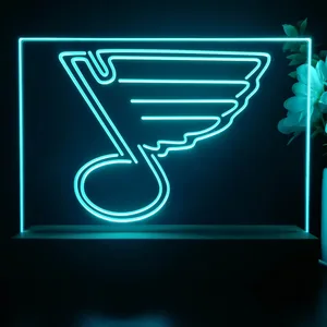 St Louis Blues Logo 1 LED Desk Light