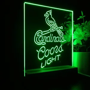 St. Louis Cardinals Coors Light LED Desk Light