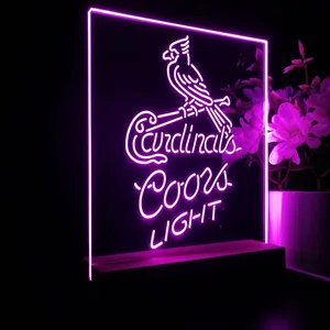 St. Louis Cardinals Coors Light LED Desk Light