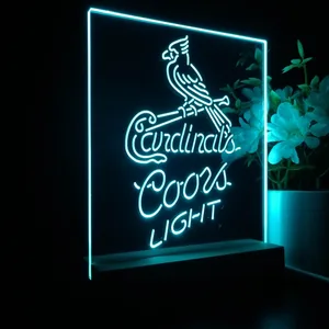 St. Louis Cardinals Coors Light LED Desk Light