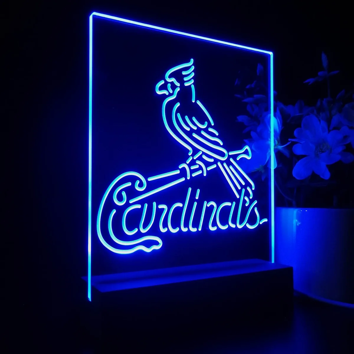 St Louis Cardinals Logo 1 LED Desk Light