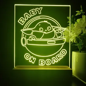 Star Wars Baby Yoda Mandalorian LED Desk Light