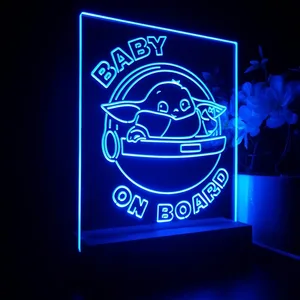 Star Wars Baby Yoda Mandalorian LED Desk Light