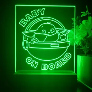 Star Wars Baby Yoda Mandalorian LED Desk Light