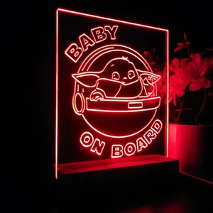 Star Wars Baby Yoda Mandalorian LED Desk Light