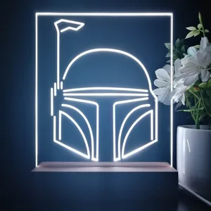 Star Wars Boba Fett Helmet LED Desk Light
