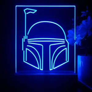 Star Wars Boba Fett Helmet LED Desk Light