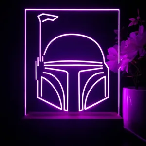 Star Wars Boba Fett Helmet LED Desk Light