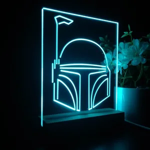 Star Wars Boba Fett Helmet LED Desk Light