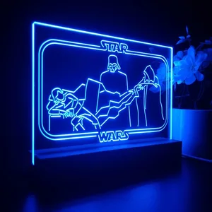 Star Wars Emperor Palpatine Lightning LED Desk Light