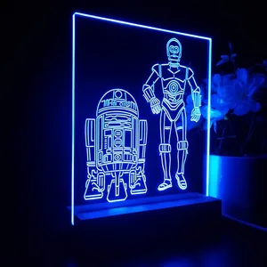 Star Wars R2D2 C3PO LED Desk Light
