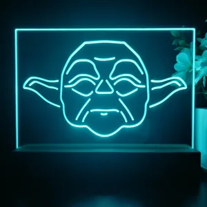 Star Wars Yoda Face LED Desk Light