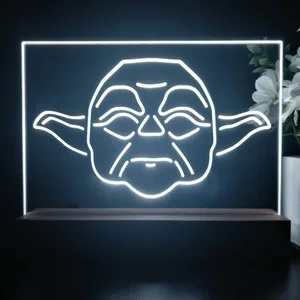 Star Wars Yoda Face LED Desk Light