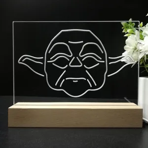 Star Wars Yoda Face LED Desk Light