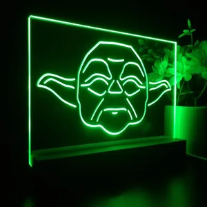 Star Wars Yoda Face LED Desk Light
