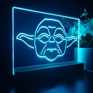 Star Wars Yoda Face LED Desk Light