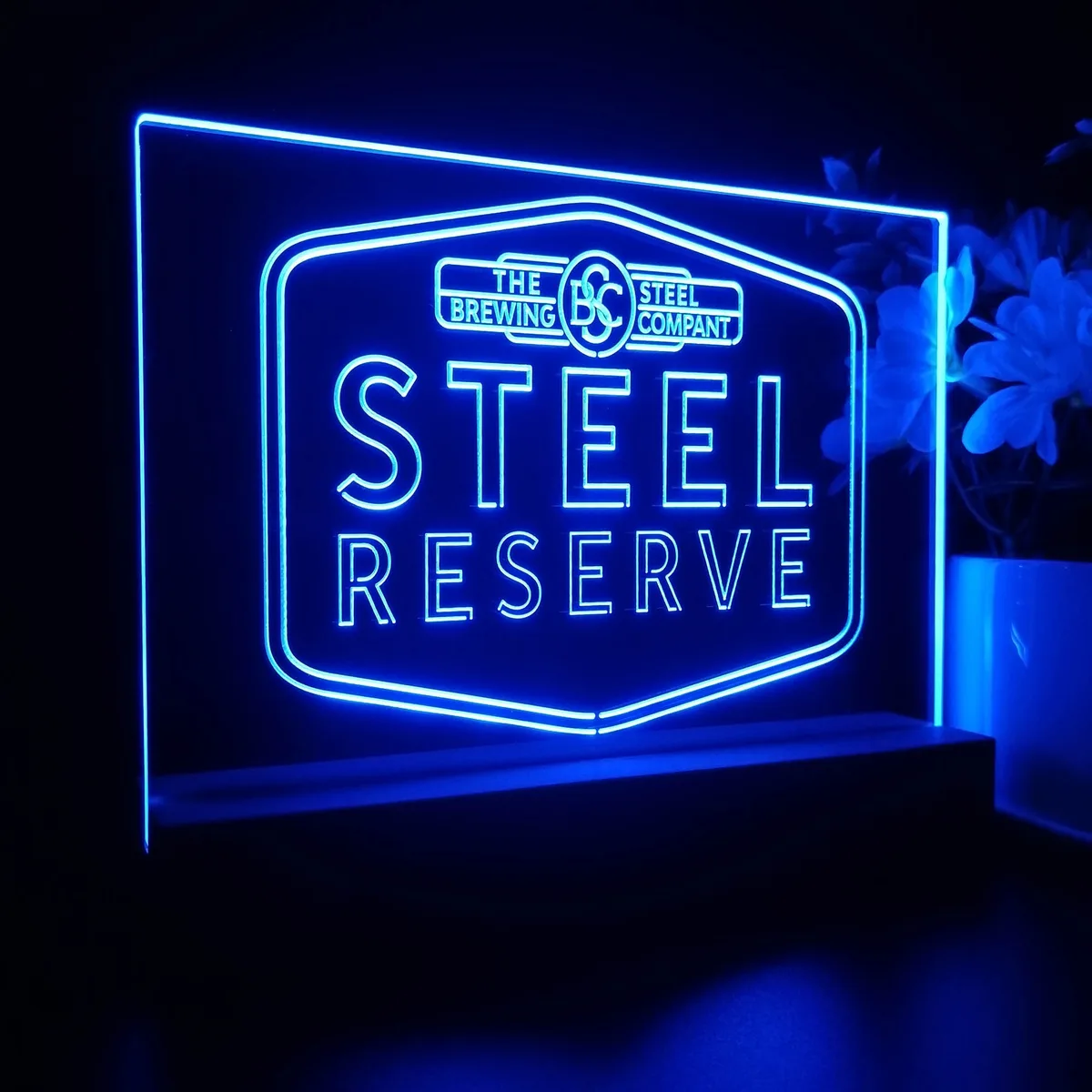 Steel Reserve The Brewing Steel Company LED Desk Light