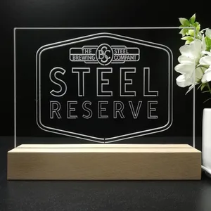 Steel Reserve The Brewing Steel Company LED Desk Light