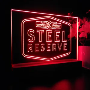 Steel Reserve The Brewing Steel Company LED Desk Light