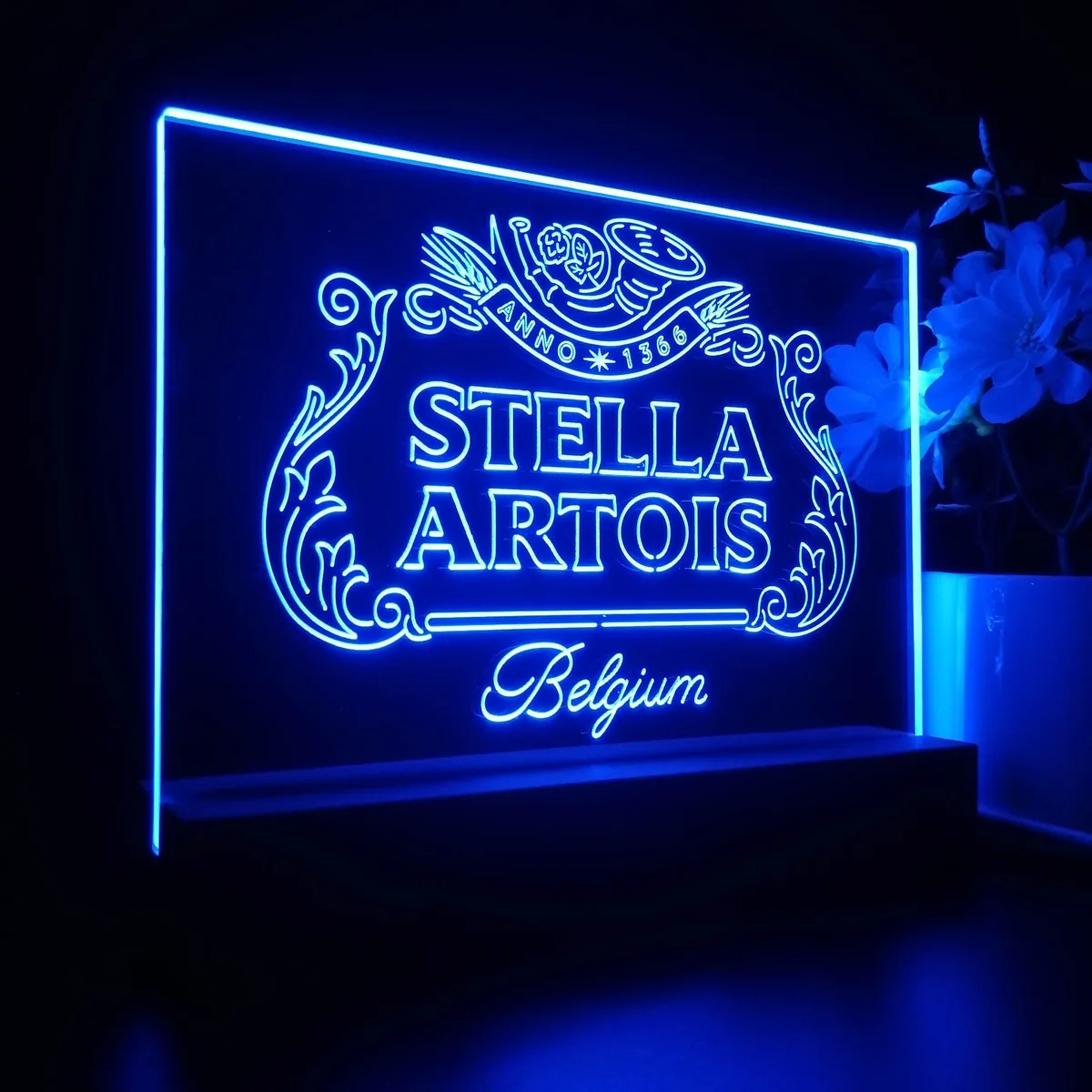 Stella Artois Belgium LED Desk Light