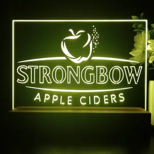 Strongbow Apple Logo LED Desk Light