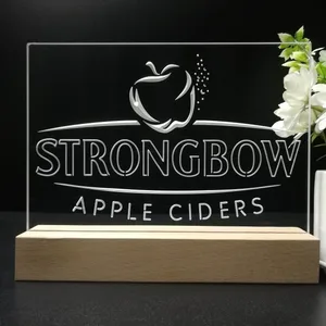 Strongbow Apple Logo LED Desk Light