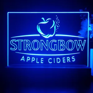Strongbow Apple Logo LED Desk Light
