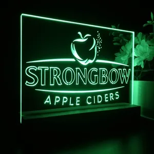 Strongbow Apple Logo LED Desk Light