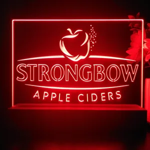 Strongbow Apple Logo LED Desk Light