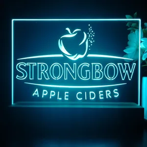 Strongbow Apple Logo LED Desk Light