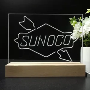 Sunoco Logo LED Desk Light