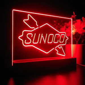 Sunoco Logo LED Desk Light