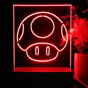 Super Mario Bros Mushroom LED Desk Light