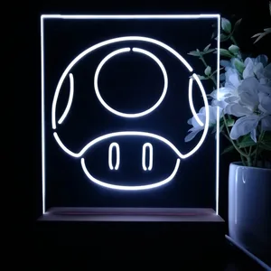 Super Mario Bros Mushroom LED Desk Light