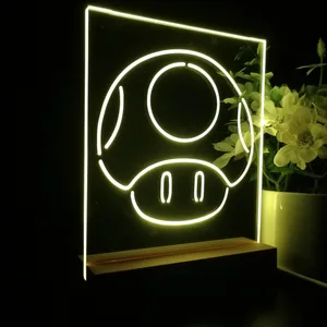 Super Mario Bros Mushroom LED Desk Light