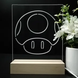 Super Mario Bros Mushroom LED Desk Light