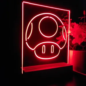 Super Mario Bros Mushroom LED Desk Light