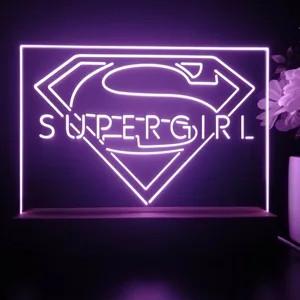 Supergirl Logo LED Desk Light