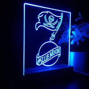 Tampa Bay Buccaneers Blue Moon LED Desk Light